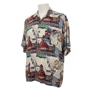Vintage Kahala AVI Collection Hawaiian Shirt Sail Boat Resort Amazing! Size XXL